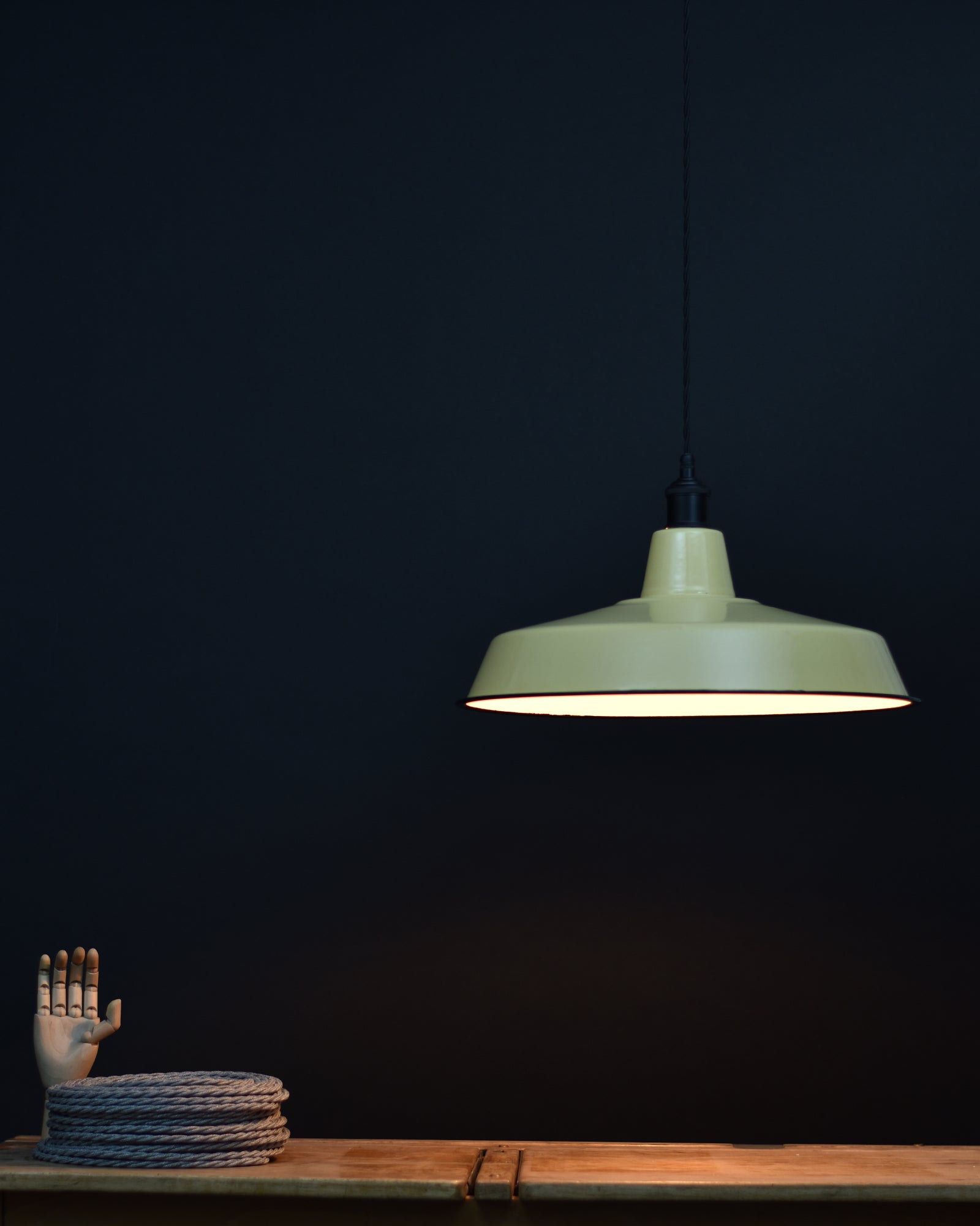 Ceiling Pendant | XL Industrial | Pale Yellow - Vendimia Lighting Co.